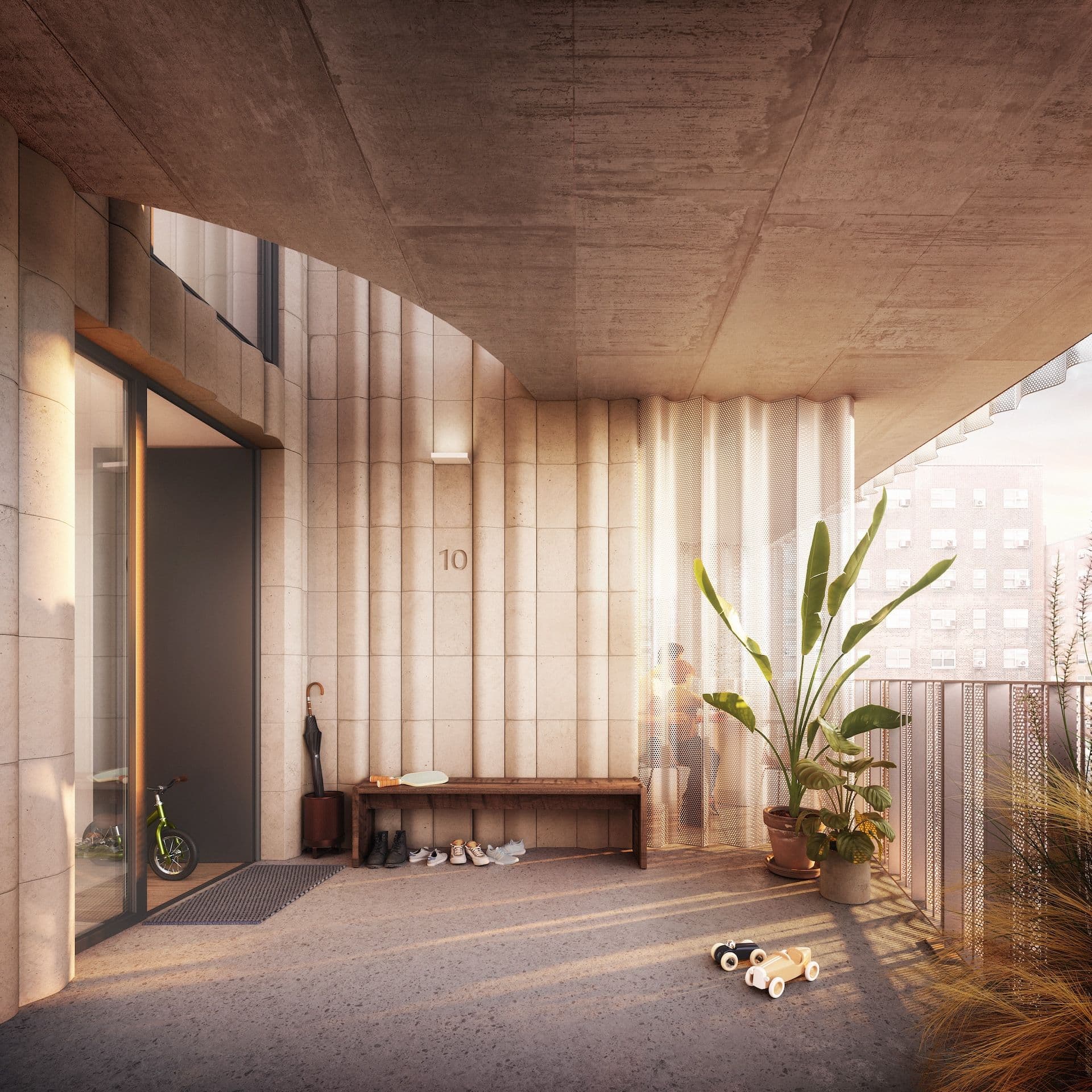 Publication Image for New Downtown Brooklyn Condo Tower 9 Chapel has Terraces that Act Like Front Porches